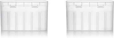 Batterij Opbergdozen - Batterij Houders - Batterijen Beschermen - Waterdicht Ontwerp - Voor 6 Stuks - Transparant