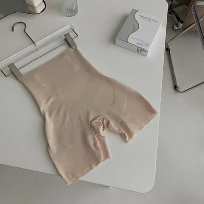 Sport Bodyshapers Naadloze veiligheidsshorts Broeken Dames Yoga Sportbroeken Afslanken Hip-lifting Shorts Dames Sportkleding Accessoires L beige