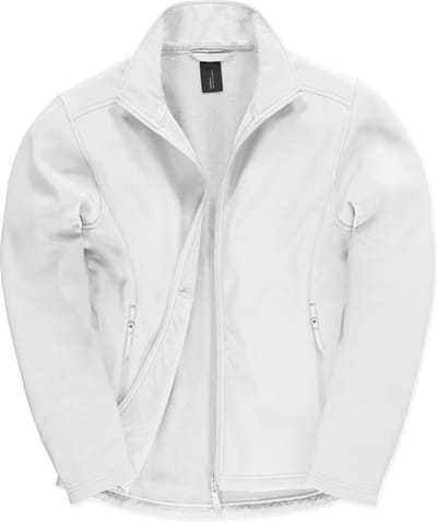 B&C Id.701 Softshell / Men CGJUI62 - White / White - S