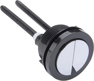 Ronde Toilet Spoelknop, Dubbele Flush Knop voor Toilet, Vervangingsknop voor Toiletreservoir en Afvoer, Geschikt voor Diverse Toiletten