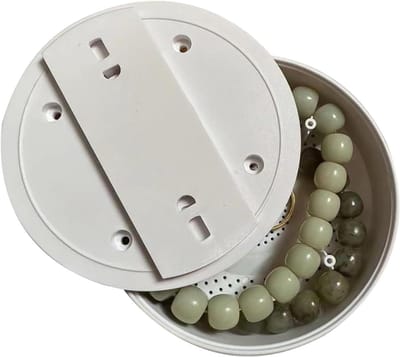 Spaarpot Opbergkoffer - Veilige Cash Storage - Kostbaarheden Opbergen - Discrete Diefstalpreventie - 10 x 3 x 3 cm - Wit