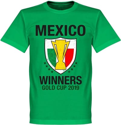 Mexico Gold Cup Winnaars 2019 T-Shirt - Groen - S