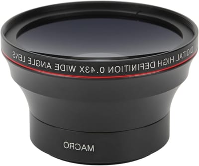 Professionele 55mm 0.43X Groothoeklens van HD Optisch Glas met Afneembare Macro Lens voor Portret- en Landschapsfotografie, Ideaal voor Creatieve Beelden en Scherpe Details