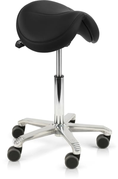 Score Jumper Ergonomische Zadelkruk – Stamskin Zwart