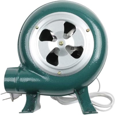 Huishoudelijke Ventilator - Kleine Blazer - Tuin Reinigen - Lichtgewicht Ontwerp - 80 Watt - Grijs