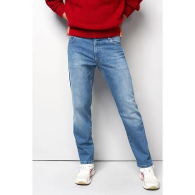 Meyer Jeans M5 Five Handfinished Authentic Denim Licht Blauw / male