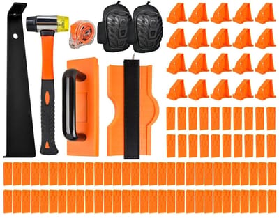 Vloer Installatie Set - Leggereedschap Kit - Vloeren Leggen - Trillingsdemping Anti-slip - 2.41 kg - Niet gespecificeerd