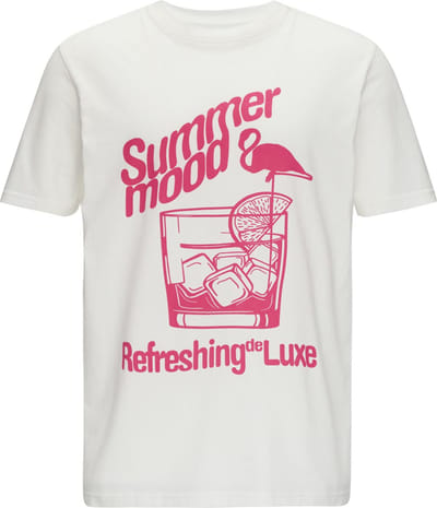 Qs Men-T-shirt--44D1 LILAC/PINK-Maat XL