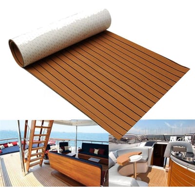 94,5 X17,7 X0,24  Autovloer EVA Foam Antislipmat Zelfklevende Pad Bruin brown