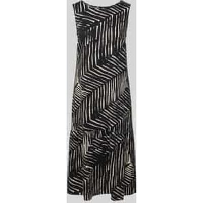 Midi-jurk van viscose, model 'Wicy palm leaves'