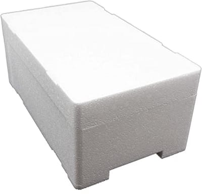 Piepschuim Box - Thermobox Isolatiebox - Transport Bescherming - Goede Isolatie - 5 Liter - Wit