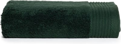 The One Towelling Deluxe handdoek - 60 x 110 cm - Badlaken - Hoge vochtopname - Met ophanglus - 550 gr/m² - 100% Gekamd katoen - Donkergroen