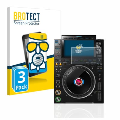 BROTECT - Screenprotector voor Pioneer CDJ 3000 - Folie Beschermfolie Beschermglas matte 3 Stuks