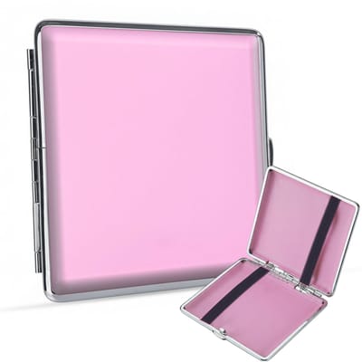 Sigarettendoosjes Licht Koel Roze -20 Sigaretten -Luxe Sigarettenhouder