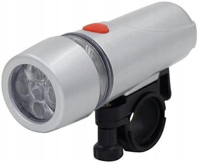 Fietslamp Voorzijde 5x LED Waterdicht met Zijlicht