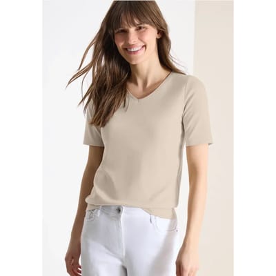 Basic katoenen shirt