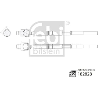Spoorstang FEBI BILSTEIN 182828