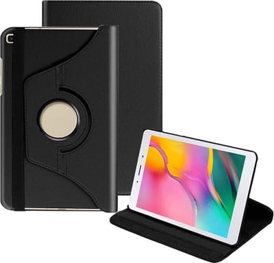 Tablet Hoes Case Cover Geschikt Voor: Samsung Galaxy Tab A 8.0 inch 2019 T290 - 360° draaibaar - Zwart