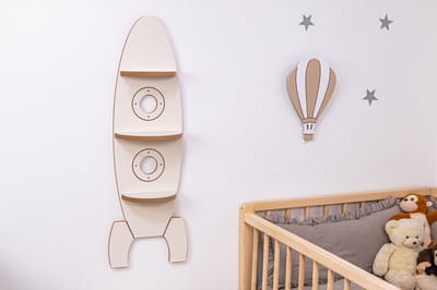 CozyCollections – Kinder Boekenkast & Speelgoedkast – Boekenrek voor de Kinderkamer, Houten Kinderkast, Lage Boekenplank voor Kinderen