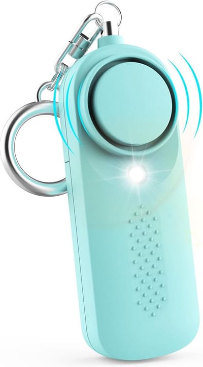 Paniekalarm met Sleutelhanger en LED Zaklamp - 130dB Noodalarm voor Dames, Heren en Kinderen
