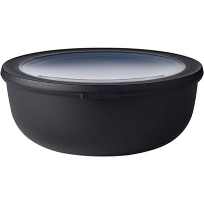 Mepal - Multikom Cirqula vershouddoos - 2250 ml - Rond - Nordic black