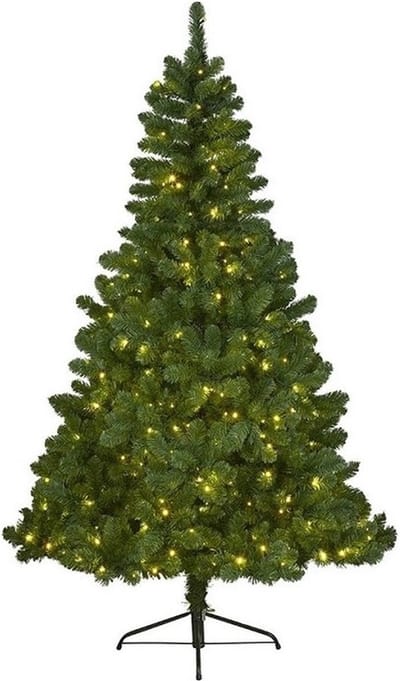 Everlands Imperial Pine Kunstkerstboom - 150 cm hoog - Met verlichting met twinkel functie