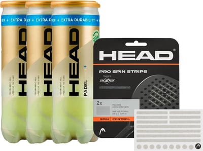 Padel Ballen Set - Spin Strips - Verbeter Spel - Maximale Controle - 9 Ballen - Doorzichtig