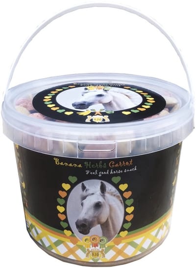 PAARDENSNOEPJES S2G BANANA/HERBS/CARROT 2,5KG