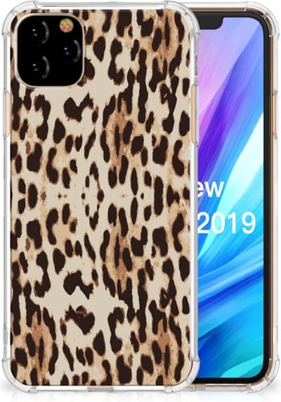 Apple iPhone 11 Pro Max Case Anti-shock Leopard