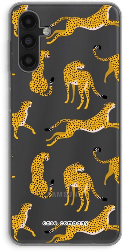 Case Company® - Hoesje geschikt voor Samsung Galaxy A04s hoesje - Luipaard - Soft Cover Telefoonhoesje - Bescherming aan alle Kanten en Schermrand