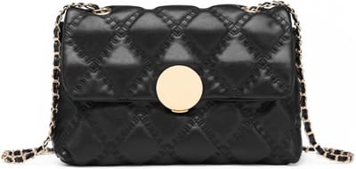 Miss Lulu Crossbodytas - Ketting Schoudertas - Dames Handtas - Zwart (LB2242 BK)
