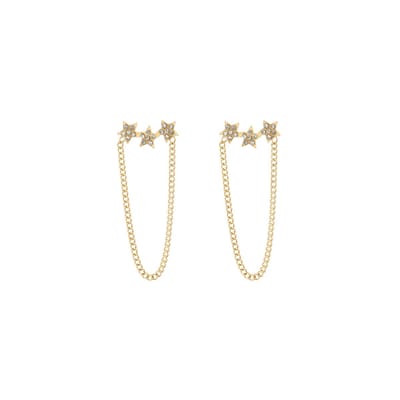 Stars oorbellen met sterren