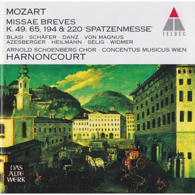 CD MOZART, SCHAFER, VIENNE CM; HARNONC - Mozart: Œuvres Sacrées  3984218182 TELDEC 1998 Allemagne Classique Occasion