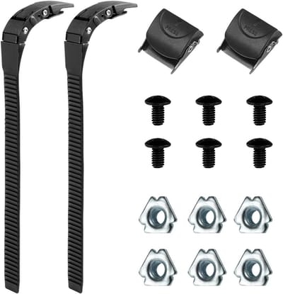 Set van 2 vervangende inline skate straps met buckle en schroef voor kinderen en volwassenen