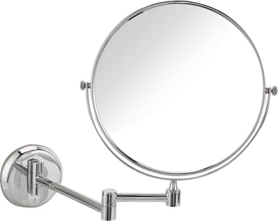 Make-up Spiegel Wand – 1x/3x Vergroting – Draaibaar Ontwerp – Inclusief Montage Set – Voor Badkamer