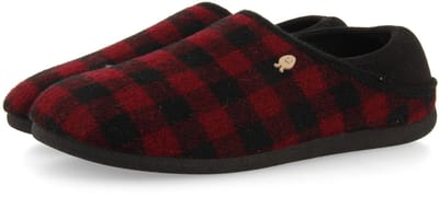 Hot Potatoes 92204 - Pantoffels Heren - Dichte sloffen met antislip zool - Red