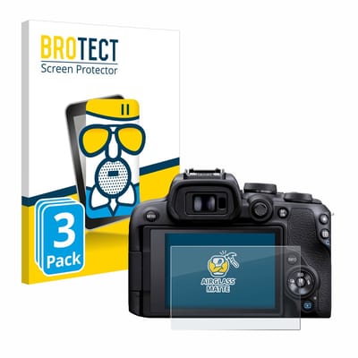 BROTECT - Screenprotector voor Canon EOS R10 - Folie Beschermfolie Beschermglas matte 3 Stuks