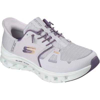 Skechers Glide-Step Pro Polyester Dames Lavendel Sneakers