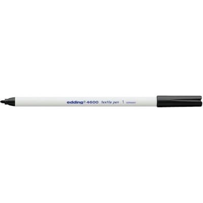 Textielmarker edding 4600 rond 1mm zwart