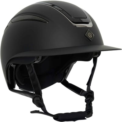 Imperial Riding Cap Olania Delux Grote Klep-Zwart-S