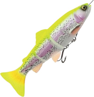 Realistische Kunstaas Forel 150mm/40g - Zacht Swimbait Met Geur en Chromen Huid