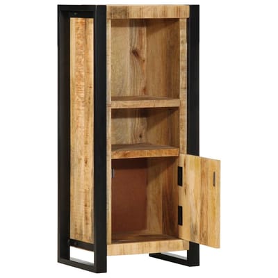 vidaXL - Badkamerkast - 40x30x90 - cm - massief - ruw - mangohout