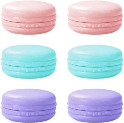 Set van 6 Herbruikbare Reizen Jars van 10ml voor Cosmetica, Make-up en Crème Opslag, Perfect voor Vakanties en Organisatie