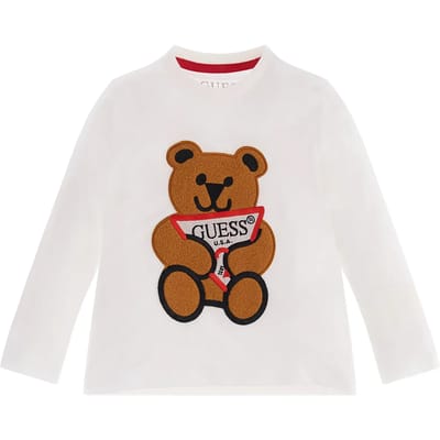 T-shirt met lange mouwen voor babyjongens Guess