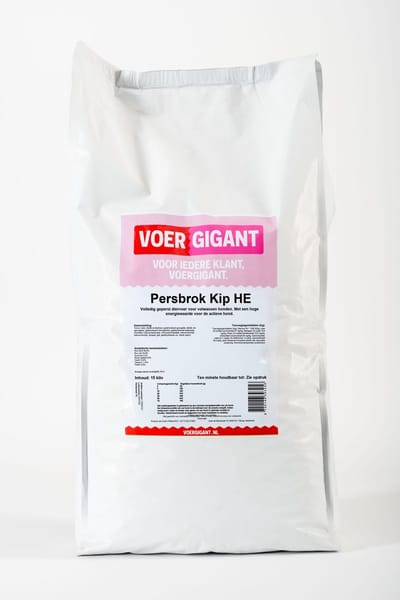 Voergigant - Hondenvoer - Kip High Energy - 15 kg