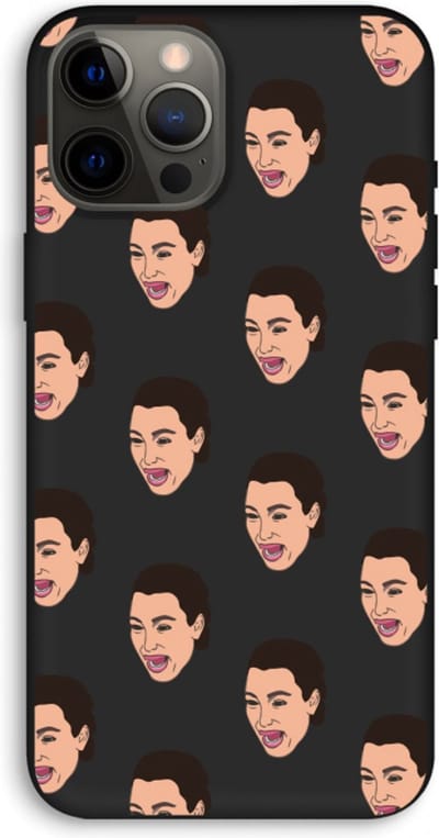 Case Company® - Hoesje geschikt voor iPhone 12 Pro Max hoesje - Ugly Cry Call - Biologisch Afbreekbaar Telefoonhoesje - Bescherming alle Kanten en Schermrand