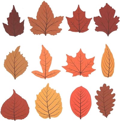 Kleurige 120 Stuks Maple Leaf Cadeaulabels, Hangende Papieren Tags voor Feestdagen, Verjaardagen en Bruiloften met Touw