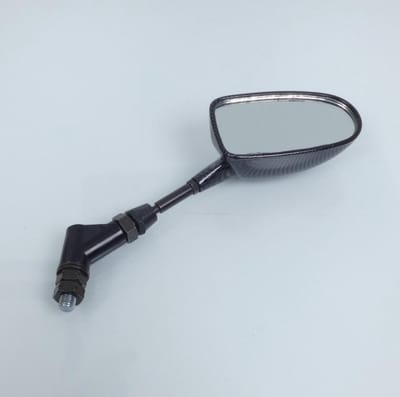 Rétroviseur droit Mad Formula 2000 oblong carbone M10 Pas 125 inv pour moto Neuf
