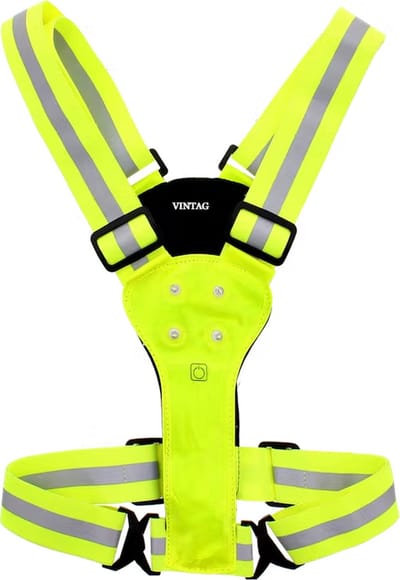 Reflecterend Veiligheidsvest - Hardloopvest - Reflectoren -  Reflecterend Sport Vest - Reflecterende Strepen - Zichtbaar in het Donker