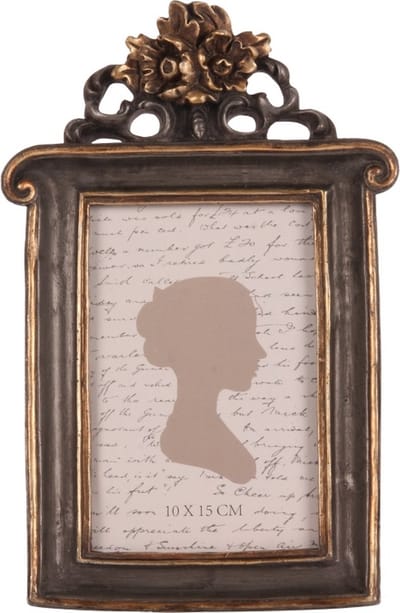 Baroque - Fotolijst - Fotolijst resin 10x15cm - 25x16x1 - Polyresin